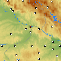 Nearby Forecast Locations - Πάσσαου - Χάρτης