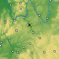 Nearby Forecast Locations - Tauberbischofsheim - Χάρτης