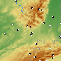 Nearby Forecast Locations - Giromagny - Χάρτης