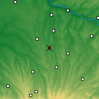 Nearby Forecast Locations - Vic-Fezensac - Χάρτης