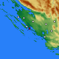 Nearby Forecast Locations - Pakoštane - 