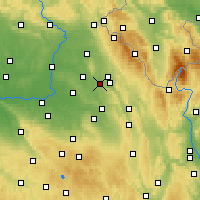 Nearby Forecast Locations - Kostelec nad Orlicí - 