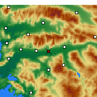 Nearby Forecast Locations - Köşk - 