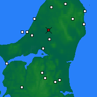 Nearby Forecast Locations - Brønderslev - 