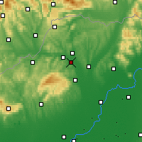 Nearby Forecast Locations - Sajószentpéter - 