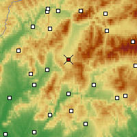 Nearby Forecast Locations - Turčianske Teplice - 
