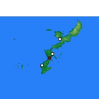 Nearby Forecast Locations - Okinawa - 