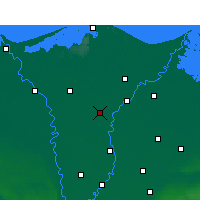 Nearby Forecast Locations - Ελ Μαχάλα ελ Κούμπρα - Χάρτης