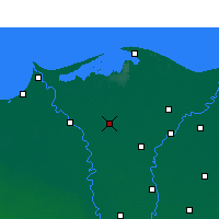 Nearby Forecast Locations - Καφρ ελ Σεΐχ - Χάρτης