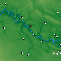 Nearby Forecast Locations - Λεζ Αντελί - Χάρτης