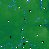 Nearby Forecast Locations - Zehdenick - Χάρτης