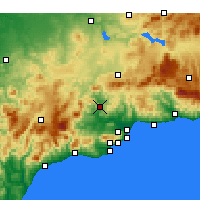 Nearby Forecast Locations - Álora - 