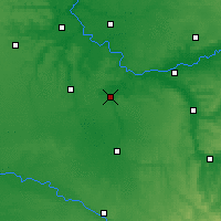 Nearby Forecast Locations - Nemours - Χάρτης