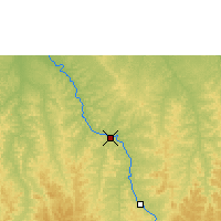 Nearby Forecast Locations - Bulungu - Χάρτης