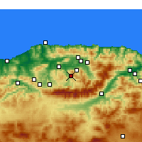 Nearby Forecast Locations - Larbaâ Nath Irathen - Χάρτης