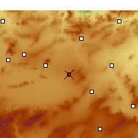 Nearby Forecast Locations - Aïn Beïda - Χάρτης