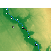 Nearby Forecast Locations - Badari culture - Χάρτης