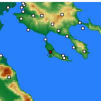 Nearby Forecast Locations - Κασσάνδρεια - Χάρτης