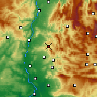 Nearby Forecast Locations - Dieulefit - Χάρτης