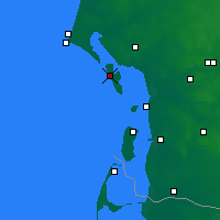 Nearby Forecast Locations - Φάνε - Χάρτης