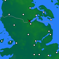 Nearby Forecast Locations - Kruså - 