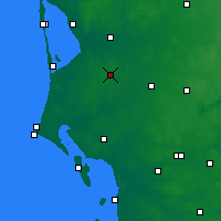 Nearby Forecast Locations - Ølgod - Χάρτης