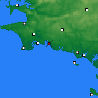 Nearby Forecast Locations - Concarneau - Χάρτης