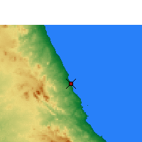 Nearby Forecast Locations - Blue Lagoon - Χάρτης