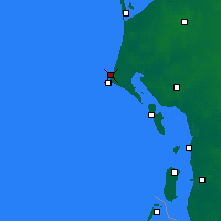 Nearby Forecast Locations - Blavands - Χάρτης
