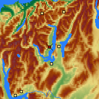 Nearby Forecast Locations - Lake Wānaka - 