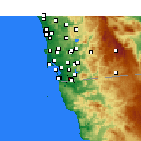 Nearby Forecast Locations - San Diego AP/B - 