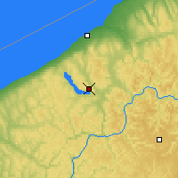 Nearby Forecast Locations - Chautauqua - Χάρτης