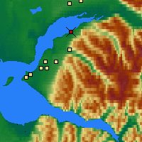 Nearby Forecast Locations - Chugiak - Χάρτης