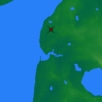 Nearby Forecast Locations - Egegik - Χάρτης