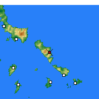 Nearby Forecast Locations - Άνδρος - Χάρτης