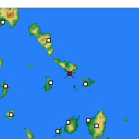 Nearby Forecast Locations - Τήνος - Χάρτης