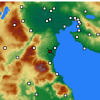 Nearby Forecast Locations - Κατερίνη - Χάρτης