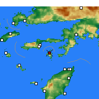 Nearby Forecast Locations - Σύμη - Χάρτης
