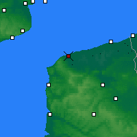 Nearby Forecast Locations - Καλαί - Χάρτης