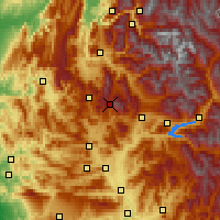 Nearby Forecast Locations - Agnières-en-Dévoluy - Χάρτης