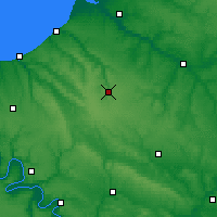 Nearby Forecast Locations - Aumale - Χάρτης