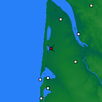 Nearby Forecast Locations - Lacanau - Χάρτης
