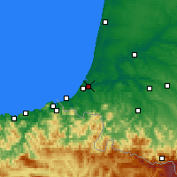 Nearby Forecast Locations - Μπαγιόν - Χάρτης