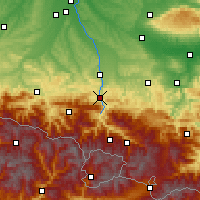 Nearby Forecast Locations - Foix - Χάρτης