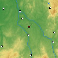 Nearby Forecast Locations - Dornes - Χάρτης