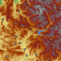 Nearby Forecast Locations - Γκαπ - Χάρτης