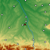Nearby Forecast Locations - Μυρέ - Χάρτης