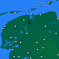 Nearby Forecast Locations - Kollumerland en Nieuwkruisland - 