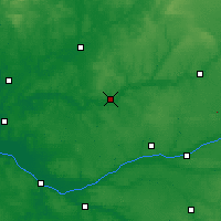 Nearby Forecast Locations - Château-du-Loir - Χάρτης