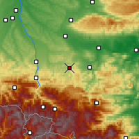Nearby Forecast Locations - Corbières - Χάρτης
